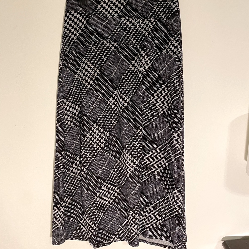 NYCC Plaid Ankle Skirt